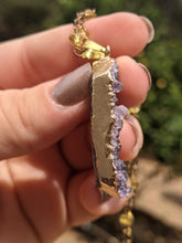 Load image into Gallery viewer, Amethyst and Lemon Quartz Beaded Necklace*