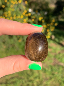 Rutilated Quartz Skull*