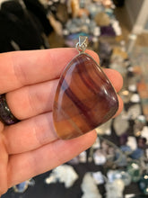 Load image into Gallery viewer, Fluorite Pendant Sterling Silver*