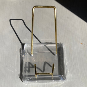 Gold Acrylic Tall Stand