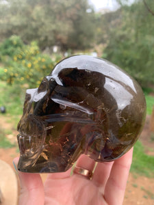 Honey Citrine Skull*