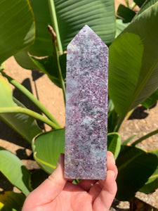 Unicorn Tower - Lepidolite and Pink Tourmaline*