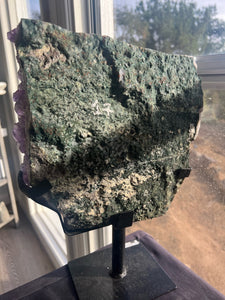 Amethyst Druzy Slab on Stand*