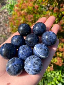 1 Blue Sodalite Sphere