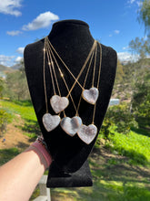 Load image into Gallery viewer, Amethyst Heart Necklaces