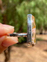 Load image into Gallery viewer, Ocean Jasper Triangle Ring Size 6.5*!