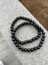 Load image into Gallery viewer, 1 Shungite Bracelet with 6-7mm Beads