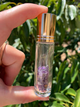 Load image into Gallery viewer, Amethyst Chip Essential Oil Roll On Bottle*