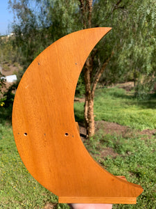 1 Standing/ Hanging Crescent Moon Shelf Facing Left Intuitively Selected