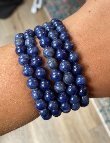 1 Blue Aventurine Bracelet 8mm