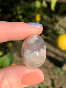 1 Pink Flower Agate Tumble Intuitively Selected*