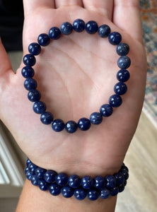 1 Blue Aventurine Bracelet 8mm