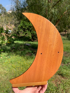 1 Standing/ Hanging Crescent Moon Shelf Facing Right Intuitively Selected