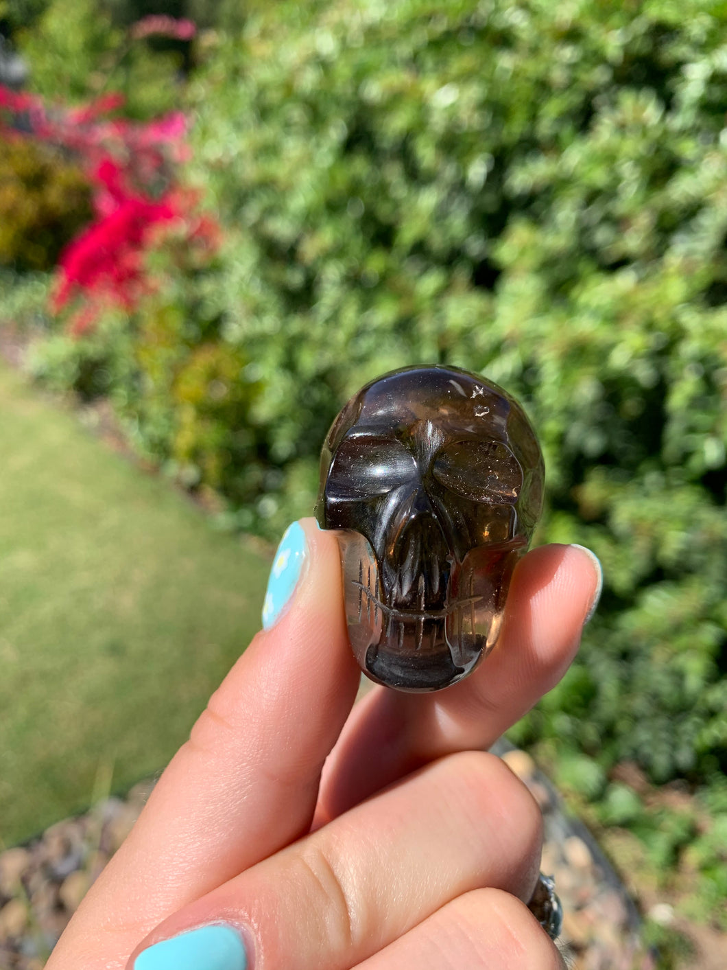 Smokey Citrine Skull*