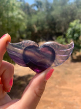 Load image into Gallery viewer, Fluorite Heart Wing*