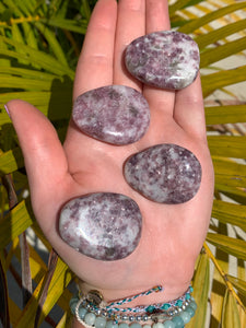 1 Lepidolite Drilled Pendant Intuitively Selected*