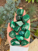 Load image into Gallery viewer, 1 Large Malachite Tumble