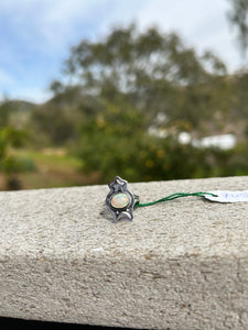 Ethiopian Opal Moon And Star Ring Size 7