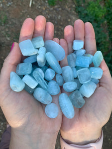 1 Aquamarine Tumble High Grade