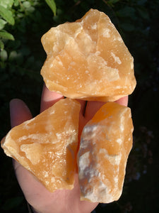 Orange Calcite Small 1 Intuitively Selected*