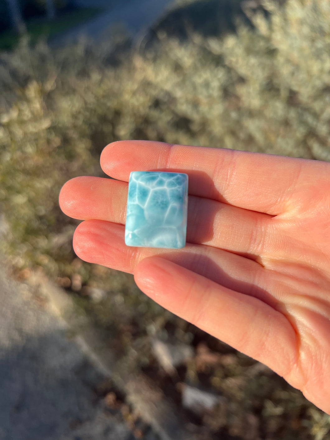 Larimar Rectangle Cabochon #9*