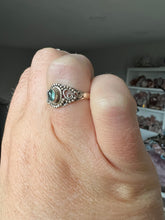 Load image into Gallery viewer, Blue Tourmaline Sterling Silver Size 7.5 Ring*!