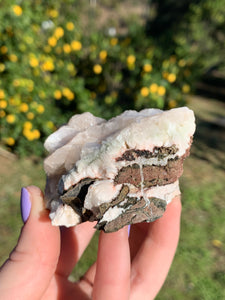 Peach Stilbite with Green Apophyllite Cluster*