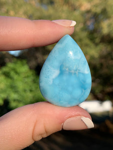 Larimar Teardrop Cabochon