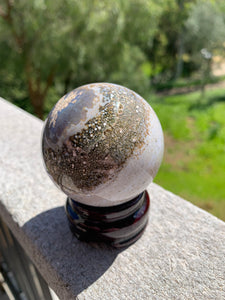 8th Vein Ocean Jasper Sphere