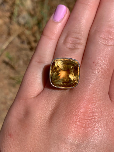 Citrine Ring Size 7.5*!