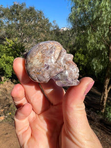 Charoite Skull*