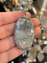 Load image into Gallery viewer, Crazy Lace Agate Pendant Silver Sterling*