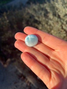 Larimar Circle Cabochon