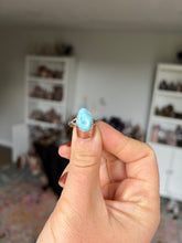 Load image into Gallery viewer, Larimar Sterling Silver Ring Size 6.5