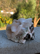 Load image into Gallery viewer, Peach Stilbite with Green Apophyllite Cluster*