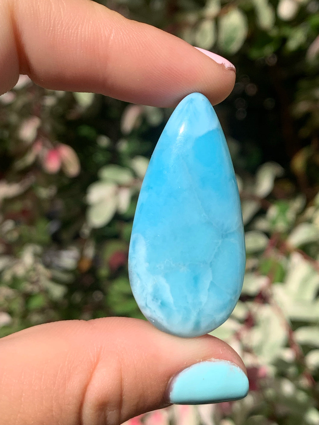 Larimar Teardrop Cabochon