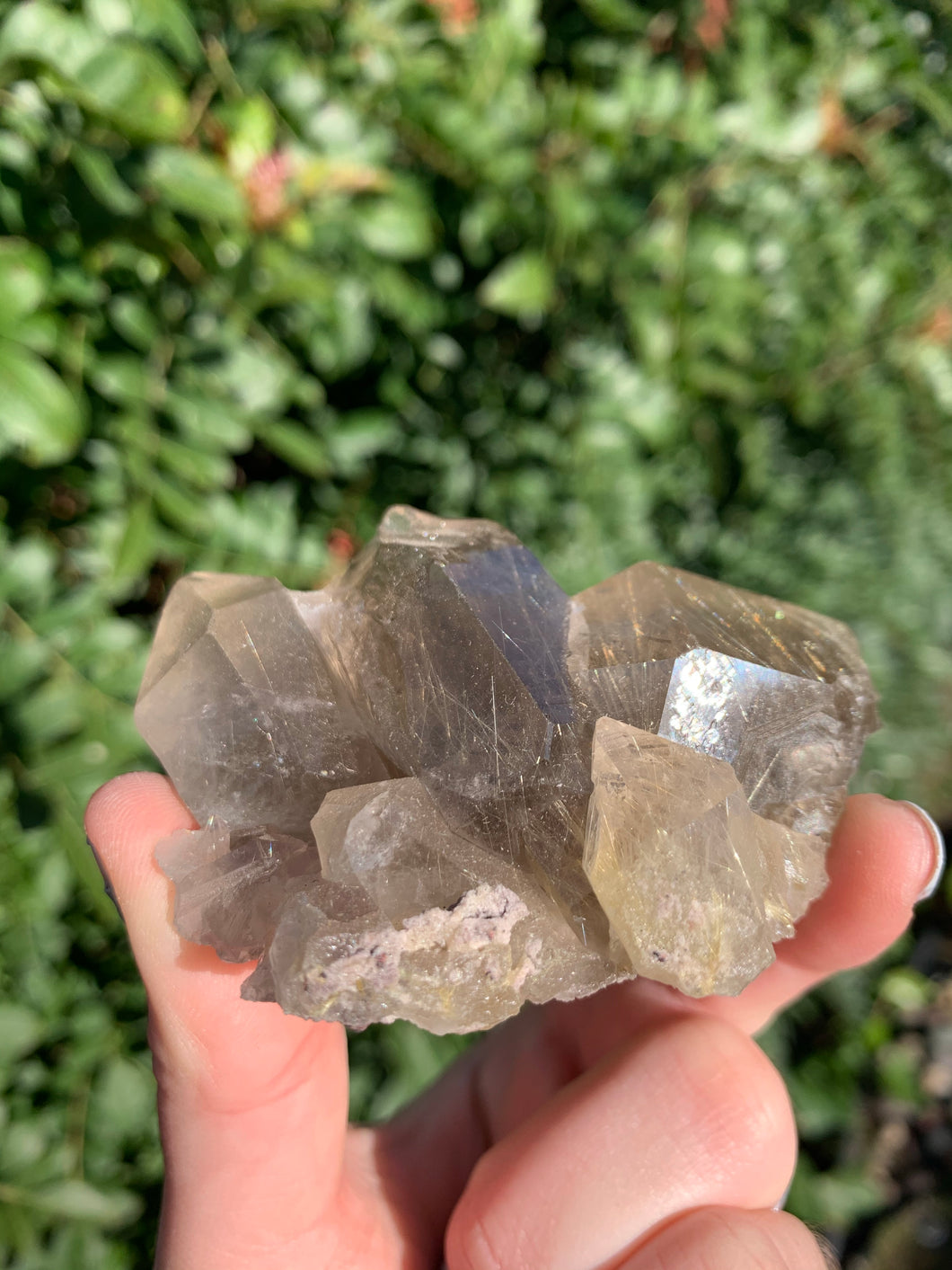 Rutile Smokey Cluster*