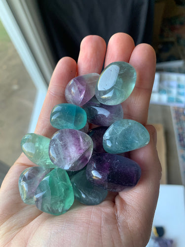 1 Rainbow Fluorite Tumble