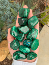 Load image into Gallery viewer, 1 Large Malachite Tumble