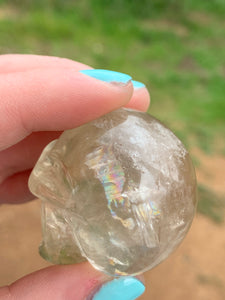 Light Citrine Skull*