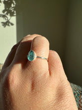 Load image into Gallery viewer, Apatite Gem Rough Sterling Ring Size 8.75