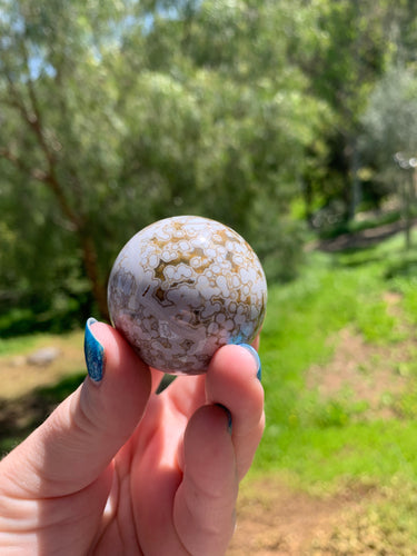 8th Vein Ocean Jasper Sphere