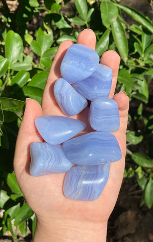 1 Blue Lace Agate Tumble