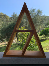 Load image into Gallery viewer, 1 Standing/ Hanging Wooden Triangle Shelf Intuitively Selected