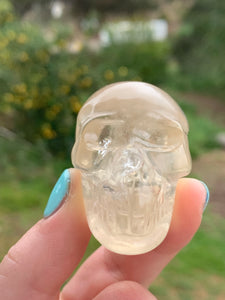 Light Citrine Skull*