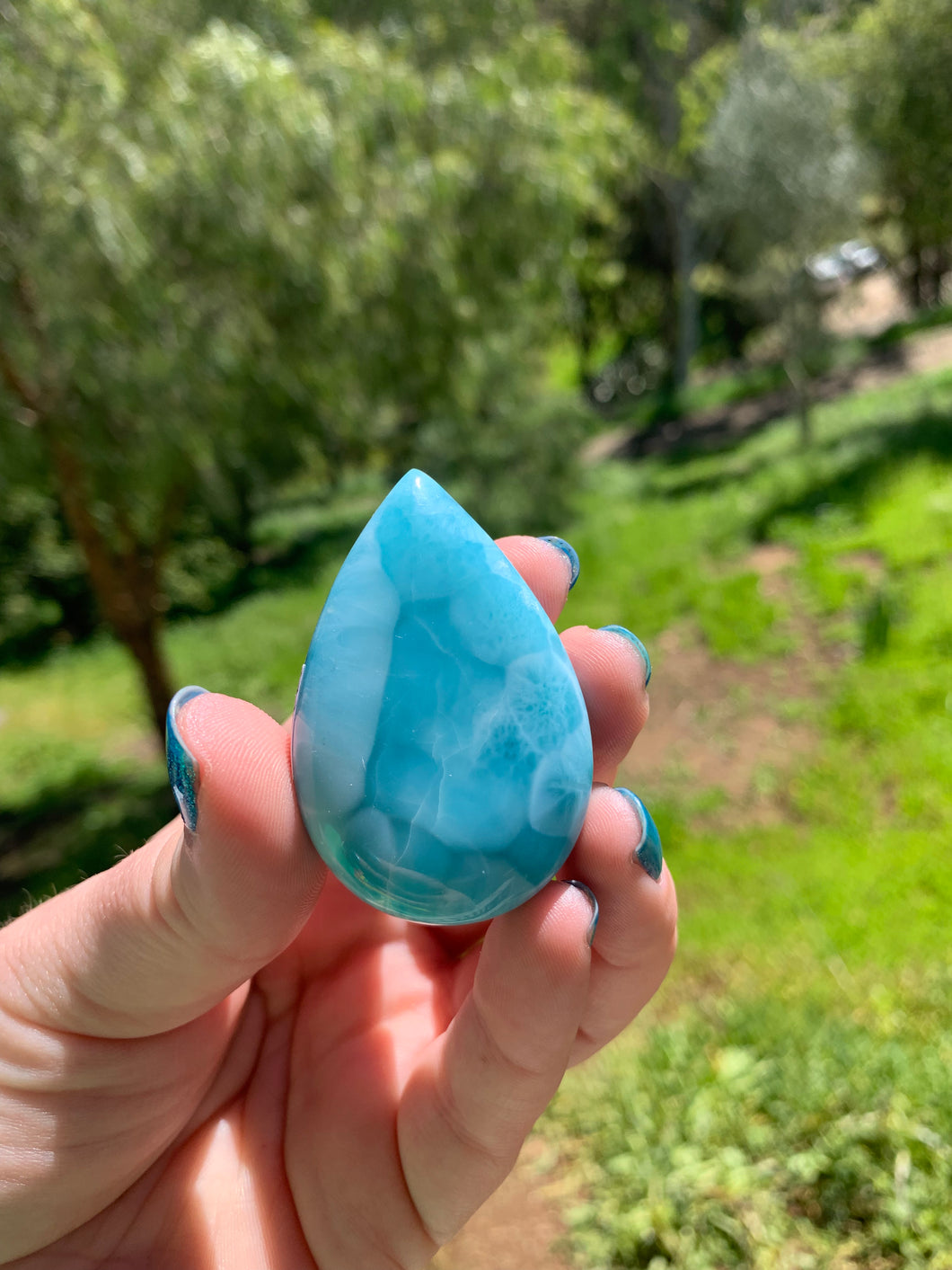 Larimar Large Tear Drop Cab