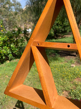 Load image into Gallery viewer, 1 Standing/ Hanging Wooden Triangle Shelf Intuitively Selected