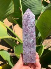 Load image into Gallery viewer, Unicorn Tower - Lepidolite and Pink Tourmaline*