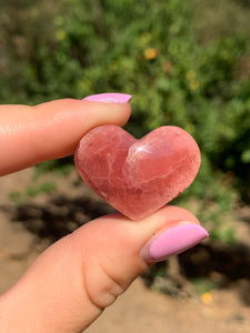 Rhodochrosite Heart*