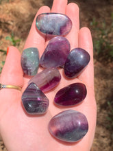 Load image into Gallery viewer, 1 Rainbow Fluorite Tumble Intuitively Selected*